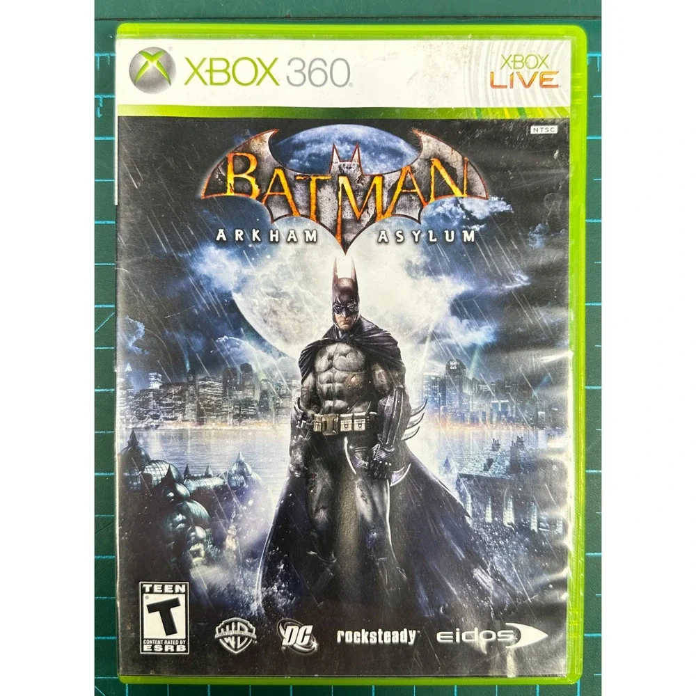 Batman Arkham Asylum Xbox 360 Microsoft Action Game CIB Light Scratches UNTESTED